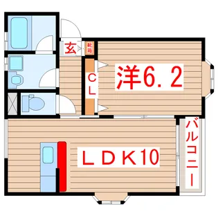 ロイヤルパーク葉山町壱番館【1階】の間取り