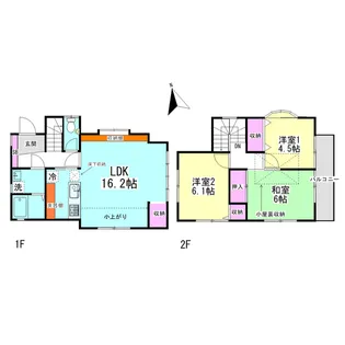 神奈川県横浜市旭区善部町【一戸建】の間取り