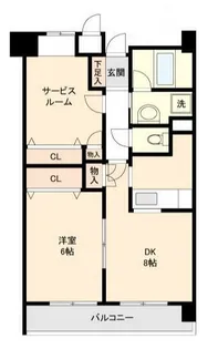 カールトンプラザ川崎【2階】の間取り