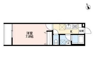 adonis河原町【1階】の間取り