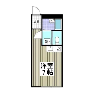 東京都国立市青柳2【アパート】の間取り