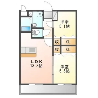 Berryts大在【1階】の間取り