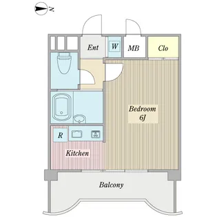 三桂マンション【2階】の間取り