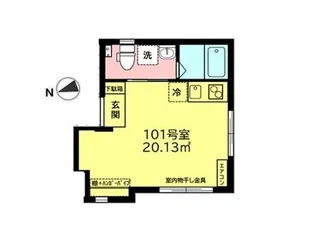 桜ヒルズ護国寺【1階】の間取り