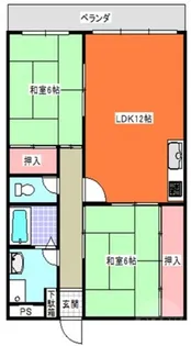 サークハイツ【1階】の間取り