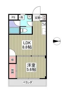 東京都足立区綾瀬6【マンション】の間取り