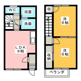 愛知県一宮市千秋町佐野字郷前【一戸建】の間取り