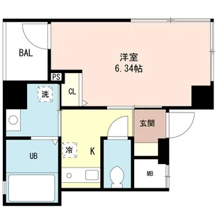 アクシス武蔵浦和【2階】の間取り