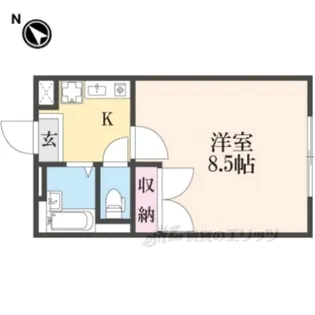 レオパレスプランドール【1階】の間取り