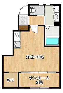 Flower valleyI【1階】の間取り