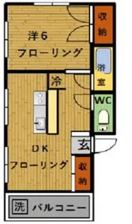 巣鴨台マンション【3階】の間取り