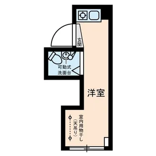 ダイヤモンドレジデンス湯島【5階】の間取り