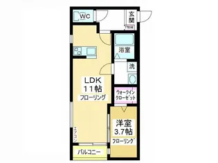 K’s Garden A棟【2階】の間取り