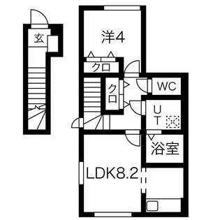 シンフォニー【2階】の間取り