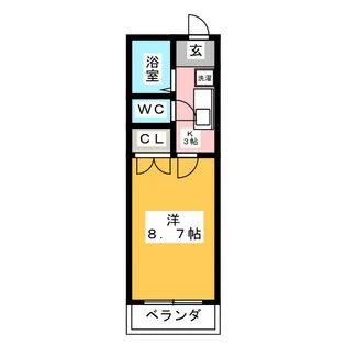 シャトル・ピア【2階】の間取り
