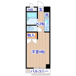 ハイツホワイトストーン【3階】の間取り