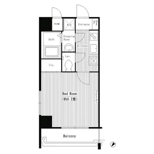 ハイトサーブル川崎【5階】の間取り