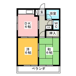 ゴッドバレー富塚【2階】の間取り