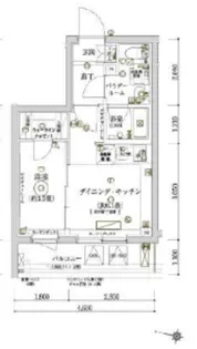 ECREDE赤羽SOUTH【2階】の間取り