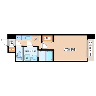 パークサイド仙台東口【10階】の間取り