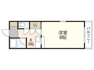 ARCナカシマ壱番館【7階】の間取り