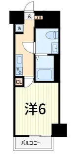 GENOVIA青砥skygarden【11階】の間取り