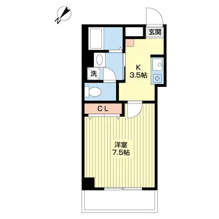 小田木ビル【5階】の間取り
