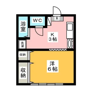 ベルソードHEISEI I【2階】の間取り