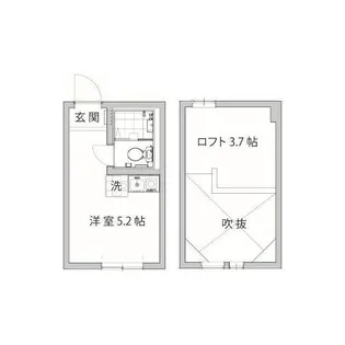 ルシェン和田町【1階】の間取り