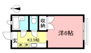セントラルハイツ【1階】の間取り