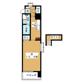 グリム覚王山【9階】の間取り