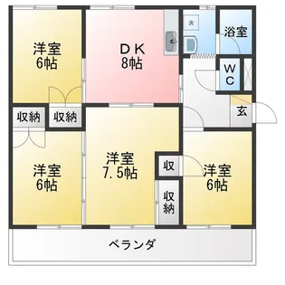 榊原ハイツ【2階】の間取り