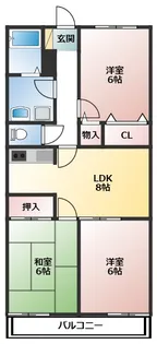 アーバンライフ【1階】の間取り