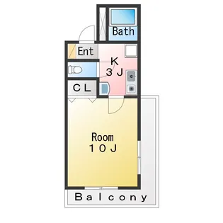 グラウンドスターMI【2階】の間取り