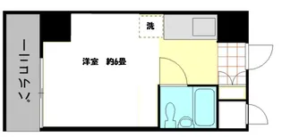ハイホーム高輪【8階】の間取り