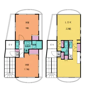 RUNDE【5階】の間取り