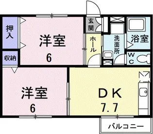 ASKA 高倉【2階】の間取り