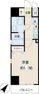コニファー新子安【8階】の間取り