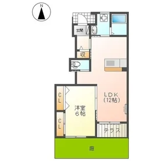 レゾンエクステリア【1階】の間取り