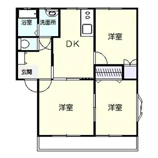 ラベンダー八幡Aの間取り
