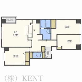 PLUMCOURT【3階】の間取り