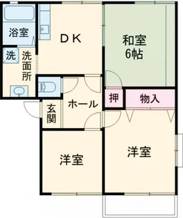 ベイ・フィオーレC【2階】の間取り