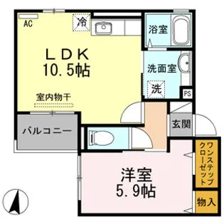 ソフィスティケート【3階】の間取り
