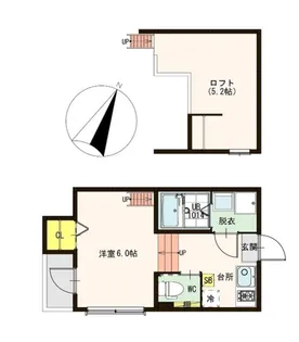 シャルムテラス下新庄【1階】の間取り