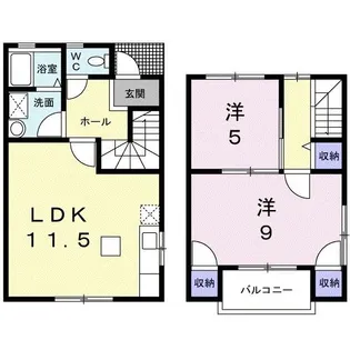 コーポさいのとNo2【1階】の間取り