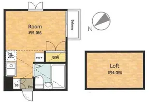 アップルハウス白楽2【1階】の間取り