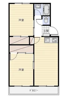 中村マンション【2階】の間取り
