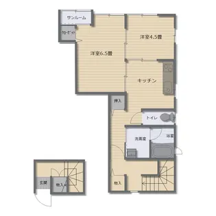 アーバニーハウス南【2階】の間取り