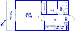 ルミエール常盤台A棟(ルミエールトキワダイエートウ)【2階】の間取り