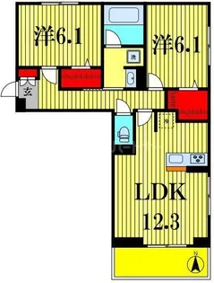 レグナ【3階】の間取り